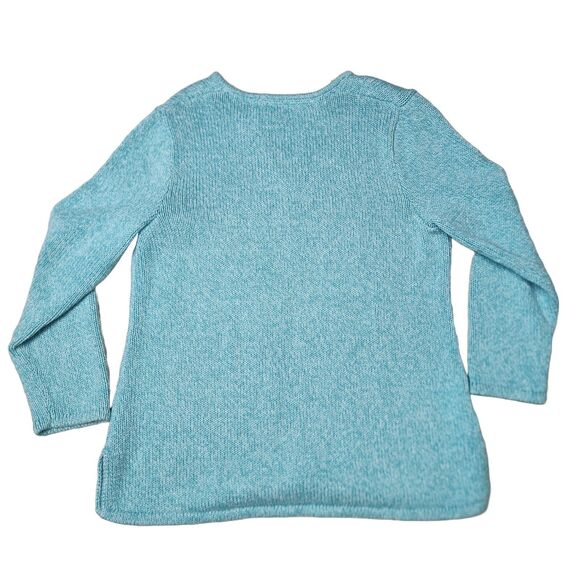 LL Bean Sweater Womens MP Chunky Knitted V Neck‎ Outdoors Gorpcore Hiking Travel - Picture 5 of 8